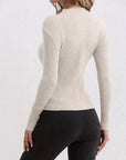 Ronavie - Casual Geribde Coltrui Sweater
