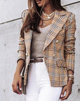 Rowena - Geruite Blazer Blazere
