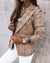 Rowena - Geruite Blazer Bruin / S Blazers