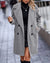 Sally - Trendy uldmantel Grijs / Xs Coat