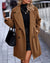 Sally - Trendy mantelkappe i uld / Xs-frakke