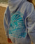 Vibrant Hoodie Med Grafisk Print | Bomuld Komfortabel Farverig Blå / S Tøj Og Tilbehør >